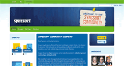 Desktop Screenshot of community.syncsort.com