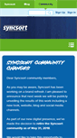 Mobile Screenshot of community.syncsort.com
